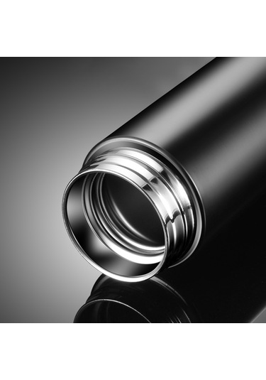 Ranyeek 500ml Güneş Alıcı Termos Bardak - Dokunmatik Led Sıcaklık Gösterici, Damlacık Sağlam, Paslanmaz Çelik, Seyahat Ve Spor İçin Batteri Değiştirilemez Kırmızı