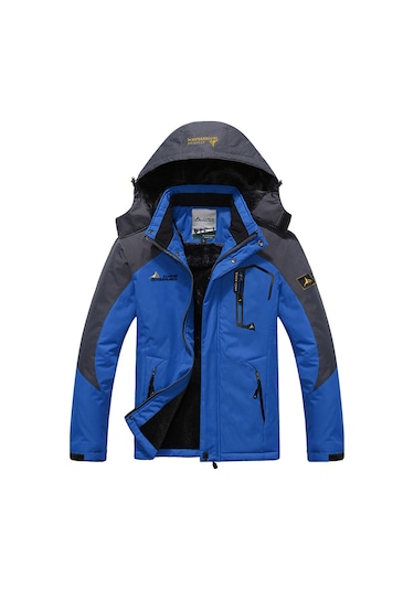 Erkekler Dağ Su Geçirmez Kabuk Ceket Kayak Ceket Rüzgar Geçirmez Ceket Kış Sıcak Ceket Kamp Yürüyüş Kayak İçin