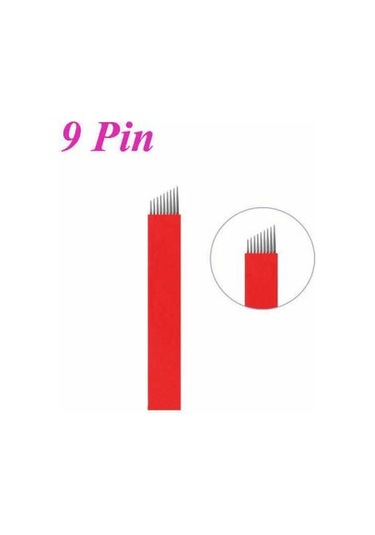 Xlm-9F - 1 Tane 9 Pin Ölçüsünde Kalıcı Makyaj - Microblading İğne