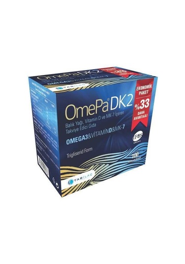 Omepa Dk2 Omega 3 Vitamin D Ve Mk-7 100 Kapsül