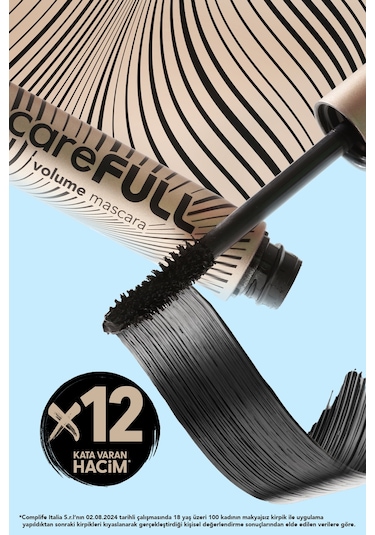 Flormar Carefull Volume Besleyici Etkili Yoğun Hacim Veren Maskara Siyah
