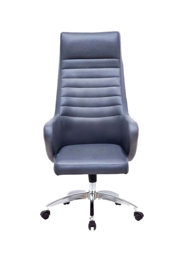 Borass Çift Renk Deri Makam Koltuğu Gri