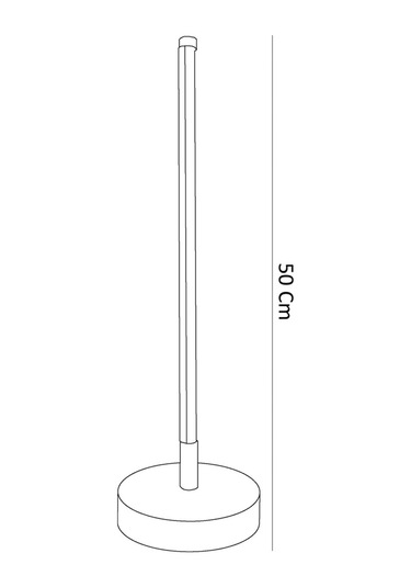 Tra20201 Eco 50 Cm Led Masa Lambası Rod