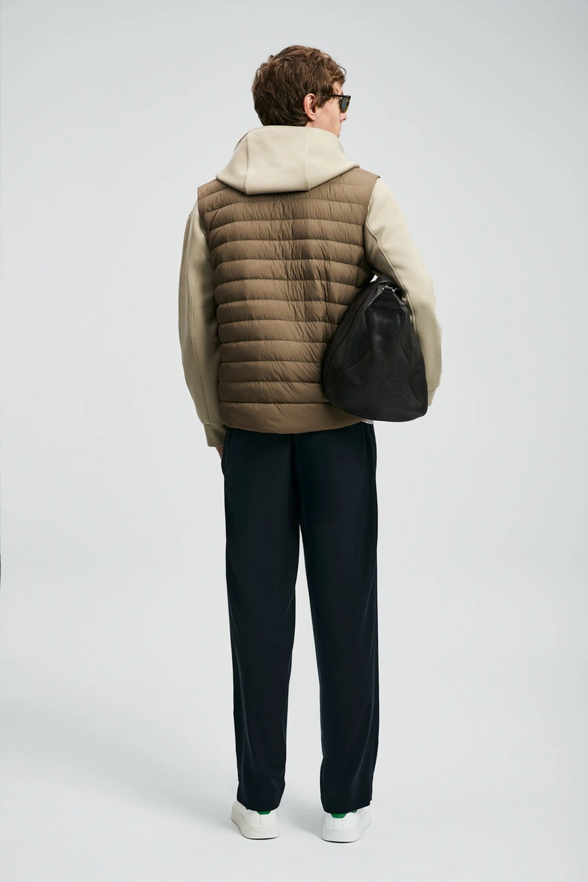 Lufian Erkek Soon Kaz Tüyü Yelek 112130027 Kum Kum