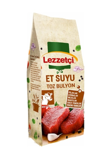 Lezzetçi Et Tavuk Acılı Çeşni Sebzeli Çeşni Bulyon 4'lü Set