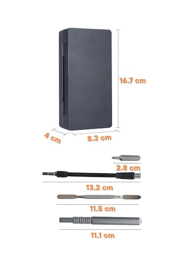 91 Parça Bilgisayar Gözlük Saat Telefon Elektronik Tamir Tornavida Seti Özel Katlanır Kutulu