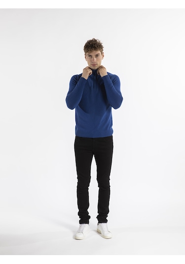 Trussardi Erkek Kazak TRRD003629 Mavi