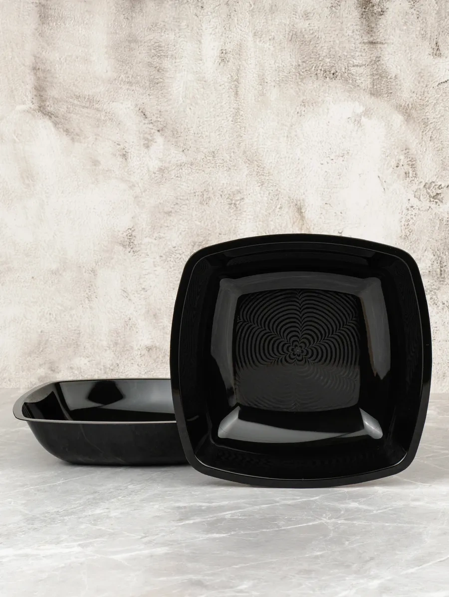 Plastcup 12'li Derin Plastik Tek Kullanımlık Tabak 239499908 12 Adet