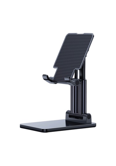 Springsun Ayarlanabilir Katlanabilir Telefon Tablet Desteği - Masaüstü Tutucu Ve Açı/yükseklik Ayarlı Evrensel Stand Siyah