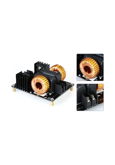 Geeroyoo 1000w Zvs İndüksiyon Isıtma Modülü, Tesla Bobini Güç Kaynağı, Düşük Voltajlı