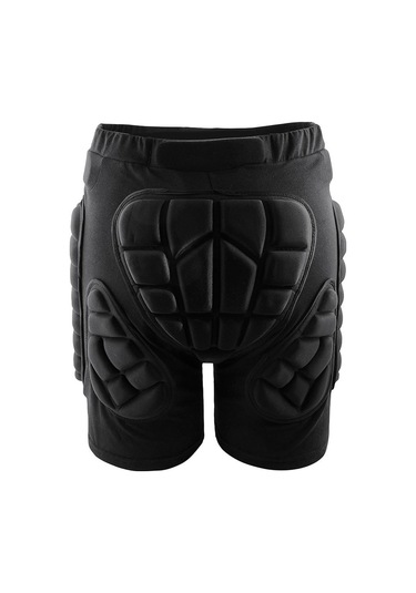 Suntek Koruyucu Kalça Pedi Kayak Pateni Snowboard Pateni Siyah