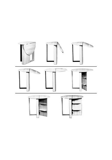 Pasifichome Middle Açılır Kapanır Mutfak Masası Meşe / Yuvarlak Yemek Masası