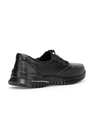 Voyager 9403 Kadın Hakiki Deri Casual Ayakkabı Siyah Siyah