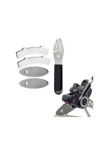 Suntek Disk Fren Rotor Truing Çatal Aracı Mtb Cx Yol Bisikleti Gümüş