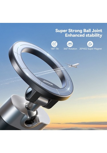 Joyroom Jr-zs413 Taşınabilir Manyetik Seyahat Telefonu Tutucu Siyah