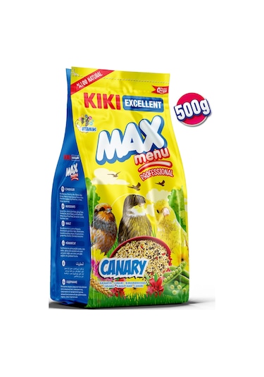 KIKI Excellent Kuş Max Menu Canary Kanarya Yemi 500 Gr. KB308