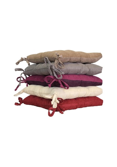 Kadife Dokulu Sandalye Minderi Çift Taraflı Petrol Turkuaz 2400