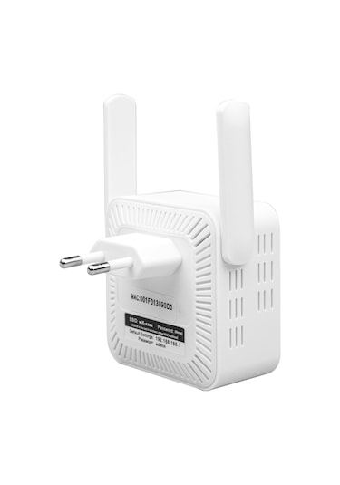 Geeksen Repeater Kablosuz Tekrarlayıcı Wifi İnternet Sinyal Güçlendirici