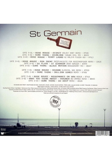 St Germain - Tourist 20th Anniversary Travel Versions 2 X Plak