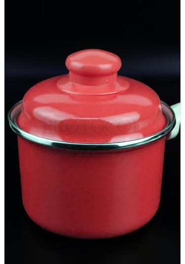 Protocol London Emaye Süt Isıtma Rafadan Yumurta Haşlama Sos Hazırlama Tavası 12 Cm 800 Ml 001