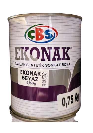 Çbs Ekonak Parlak Sentetik Yağlı Sonkat Boya 0,75 Kg 0.75 KG