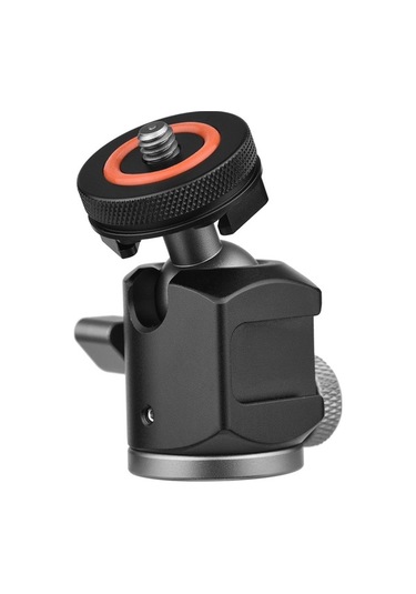 360 Dönebilir Alüminyum Soğuk Ayaklı Tripod Başlığı - 1/4 Vida Ve Soğuk Ayak Montajı