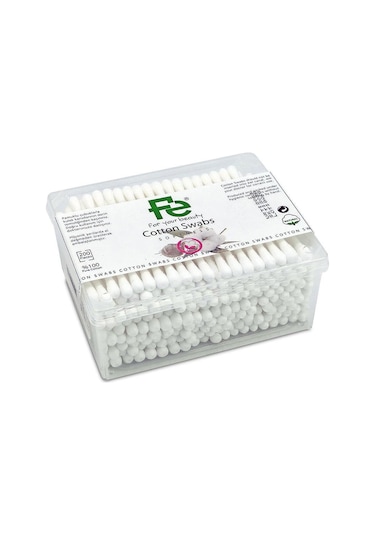 Fe Cotton Swabs Kare Kulak Temizleme Pamuğu 200'lü