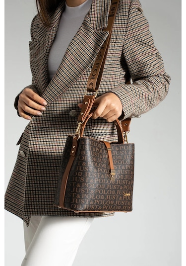 Just Polo Kadın Çantası 440113mh Kahverengi - Camel