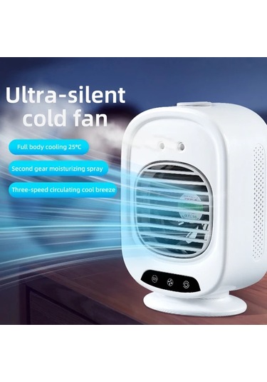 Motion003 Beşik Baş Sallamama Taşınabilir Akıllı Mini Klima Fanı Usb Şarjlı Sessiz Çalışma Ev Ofis Seyahat Balıkçılık