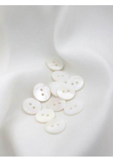 The New Button Doğal Deniz Kabuğu Düğmeler 15 Mm 12 Adet 276352018