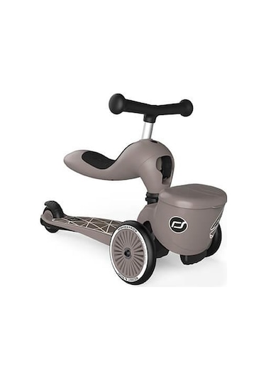 Scoot And Ride Highwaykick 1 Lifestyle Scooter - Brown Lines 210621-96605