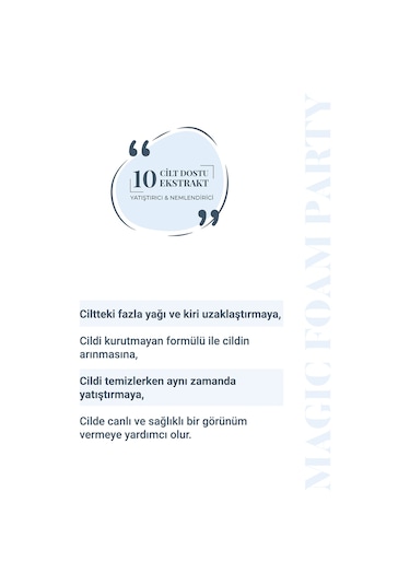 She Vec Magic Foam Party Nemlendirici Yüz Temizleme Köpüğü 150 ML