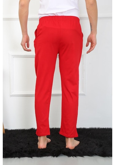 Akbeniz Erkek Pamuk Kırmızı Tek Alt Pijama 27495 Kırmızı
