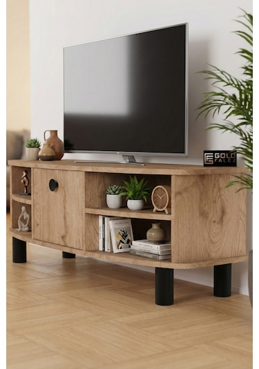 Tv Sehpası 136 Cm Kapaklı Raflı Çok Amaçlı Televizyon Ünitesi Salon Oturma Odası Vienna 5014 Atlantk Bej Tv Sehpası 136 Cm Kapaklı Raflı Çok Amaçlı Televizyon Ünitesi Salon Oturma Odası Vienna 5014 Atlantk Bej