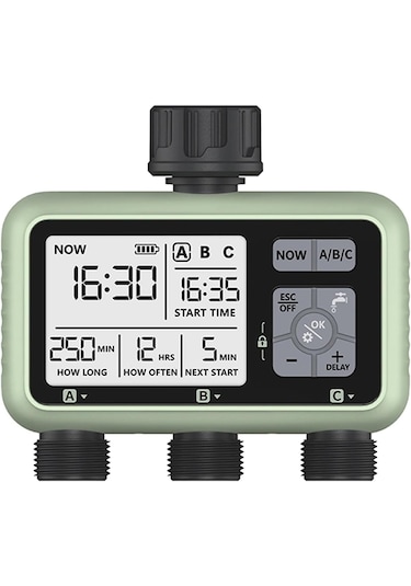 3 Çıkışlı Elektronik Su Zamanlayıcı