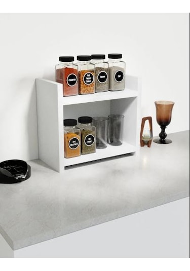 Tezgah Üstü Baharatlık Rafı