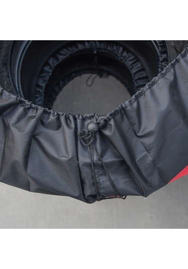 Sones 4'ü 1 Arada Su Geçirmez Toz Geçirmez Güneş Koruyucu Araba Lastiği Yedek Lastik Kapağı, Boyut: S Siyah