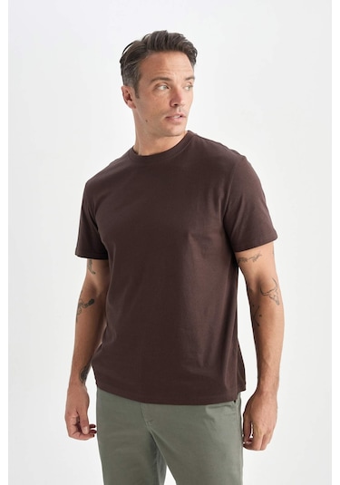 DeFacto %100 Pamuk New Regular Fit Bisiklet Yaka Basic Düz Kısa Kollu Tişört V7699AZ25SPBN192 DeFacto %100 Pamuk New Regular Fit Bisiklet Yaka Basic Düz Kısa Kollu Tişört V7699AZ25SPBN192