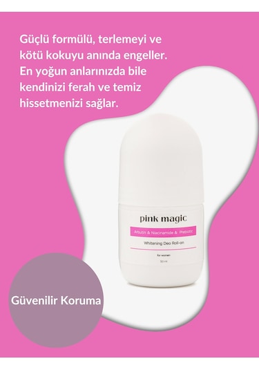 Ter Önleyici & Beyazlatıcı Kadın Deo Roll-on