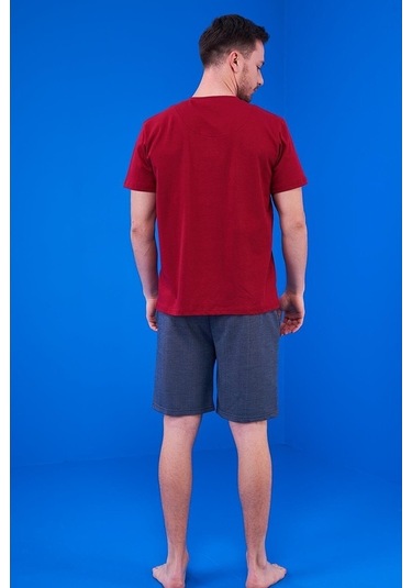 Pjs 23325 Erkek Patlı Şortlu Pijama Takım 3'Lü