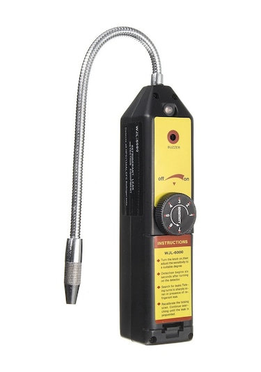 Ev İçin Taşınabilir Soğutucu Halojen Sızıntı Dedektörü R134a R410a R22a Hfc Cfc Hava Gazı Hvac Gaz Sızıntı Tespit Test Cihazı Kontrol Aracı Siyah