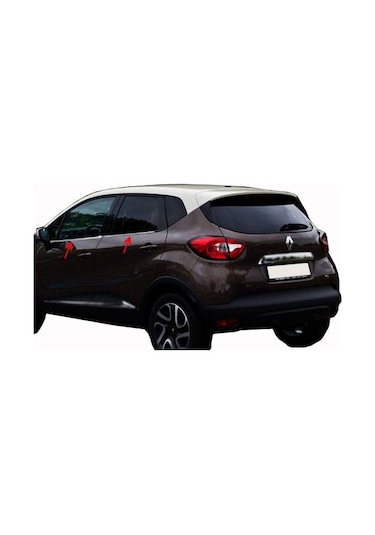 Renault Captur Krom Cam Çıtası 4 Parça 2013-2019 Arası Paslanmaz