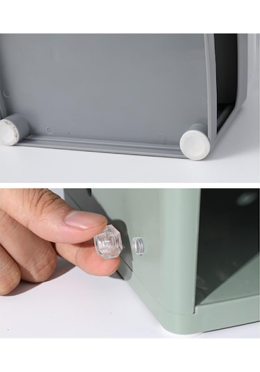 Gqiang Mutfak Pirinç Dağıtıcı 2 Izgaralar Mühür Tahıl Kutusu