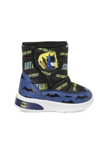 Batman Mavıla Lacivert-siyah Cırtlı Kürklü Erkek Çocuk Kar Botu Lacivert