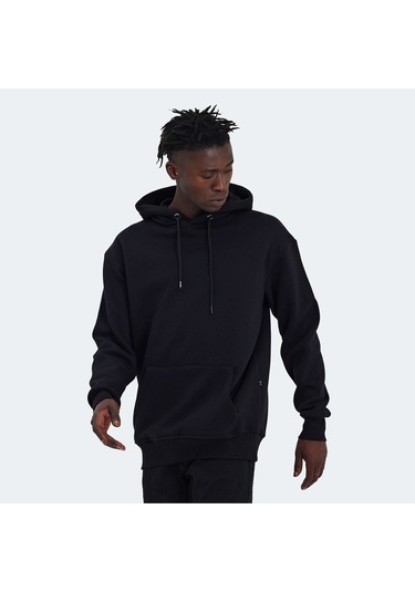 The Crow NEVER Erkek  Siyah Sweatshirt