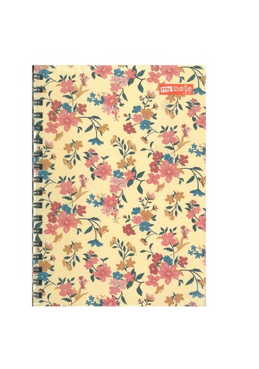 Mynote Planlayıcı 17x24 Sert Kapak Spiralli 100 Sayfa Krem Krem