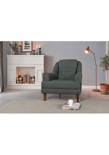 Madrid Berjer Keten Yeşil Koyu Yeşil