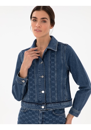 Pierre Cardin Kadın Koyu Mavi Ceket Denim 50306747-vr032 Koyu Mavi Pierre Cardin Kadın Koyu Mavi Ceket Denim 50306747-vr032 Koyu Mavi