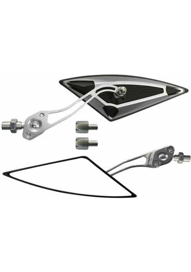 Modifiye Ayna 8 Ve 10 Mm Üçgen Gri