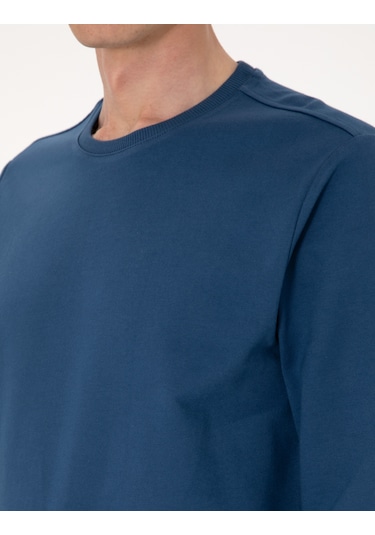 Pierre Cardin Erkek Açık Lacivert Sweatshirt 50314054-vr059 Açık Lacivert